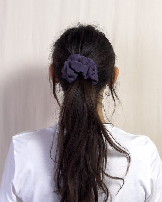 Scrunchie - purple Lanvin tie #1