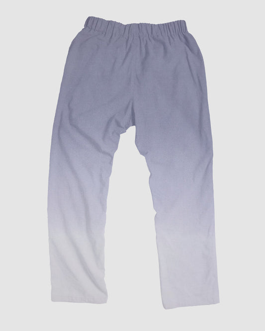 straight trousers - grey/white gradient - plain