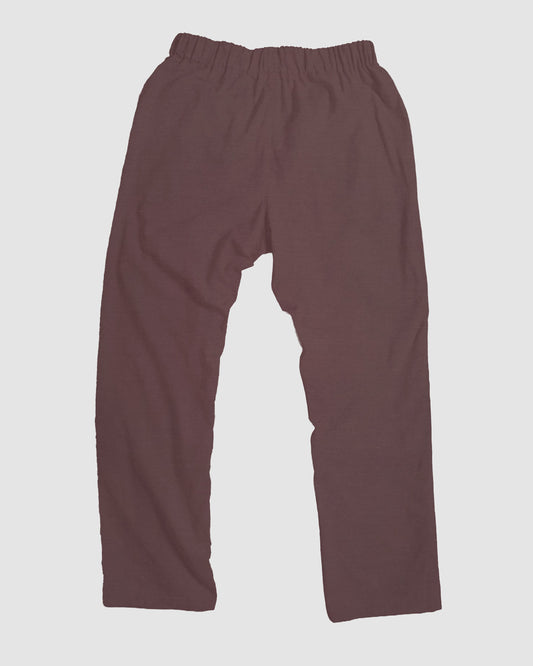 straight trousers - purple - plain