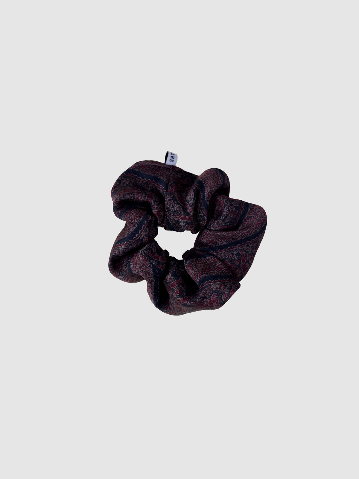 Scrunchie - dark red drawings