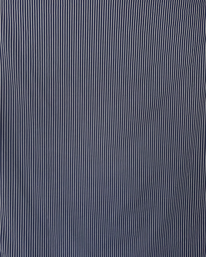 straight trousers - blue - pinstripe