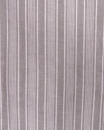 straight trousers - greige - stripes