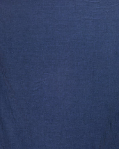 straight trousers - dark blue - plain