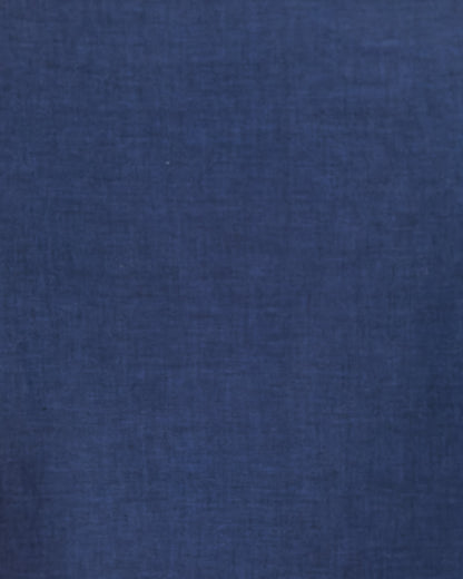 straight trousers - dark blue - plain