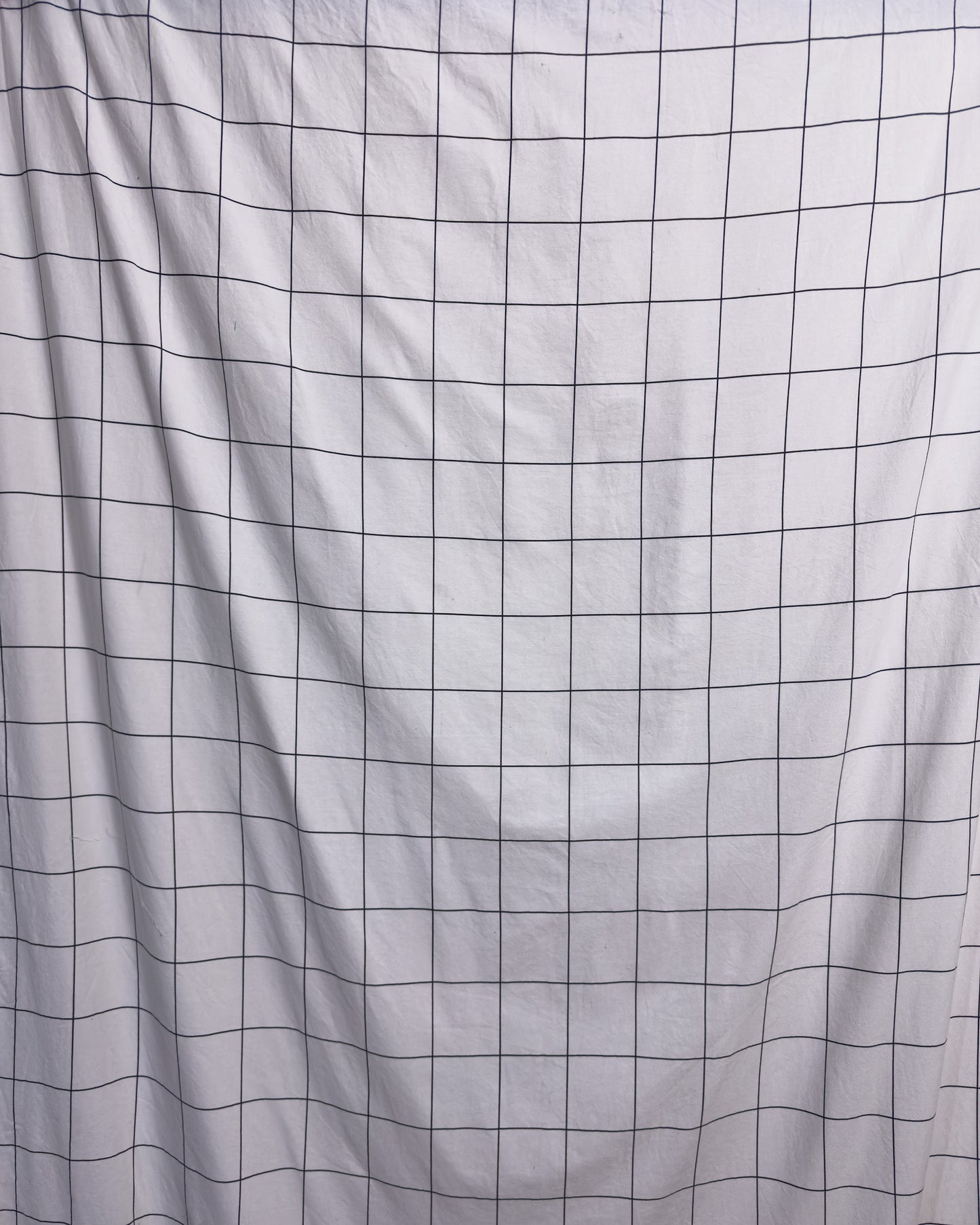 straight trousers - white - large checks