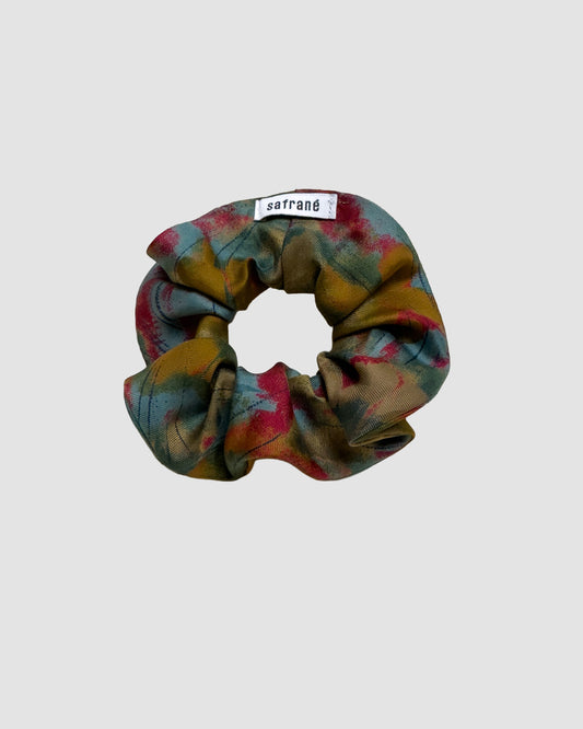 Scrunchie - multicoloured J. Ploenes tie #1