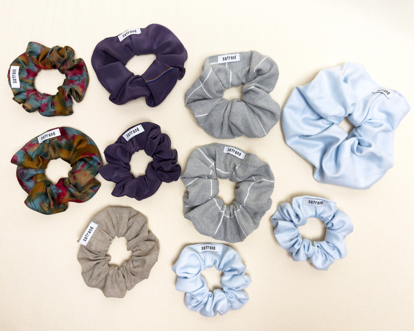 Scrunchie - beige plain