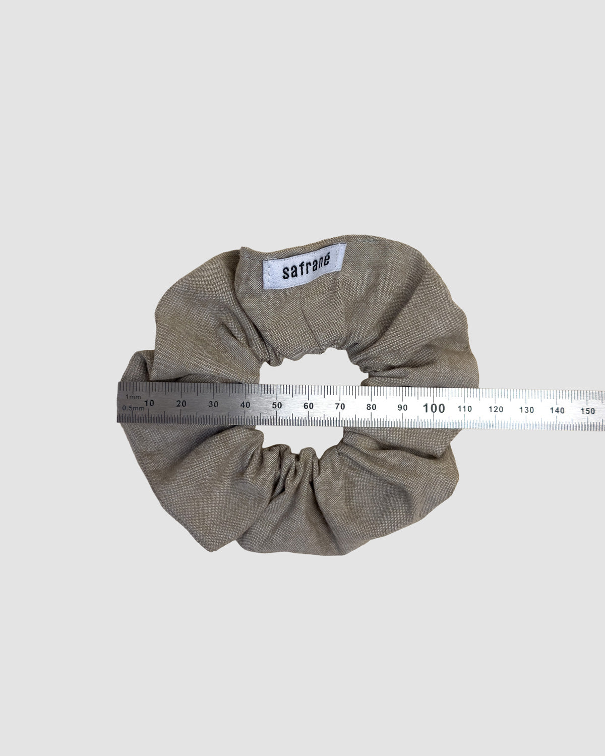 Scrunchie - beige plain