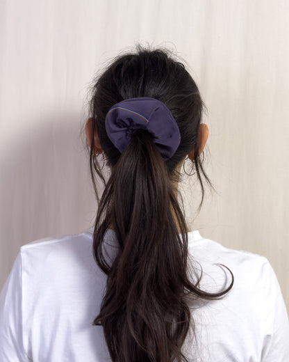Scrunchie - purple Lanvin tie #2