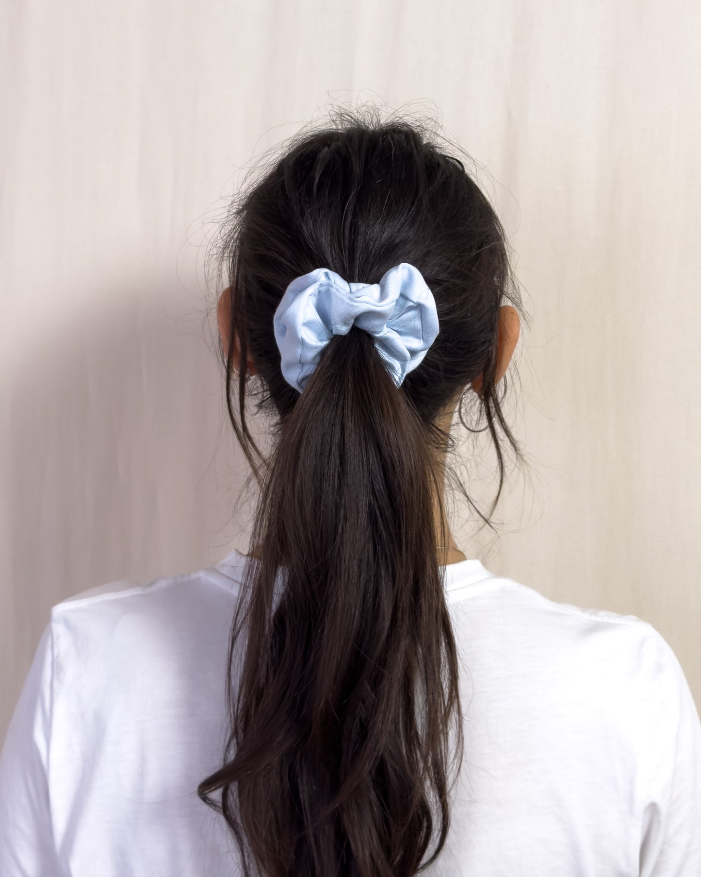 Scrunchie - blue stripes