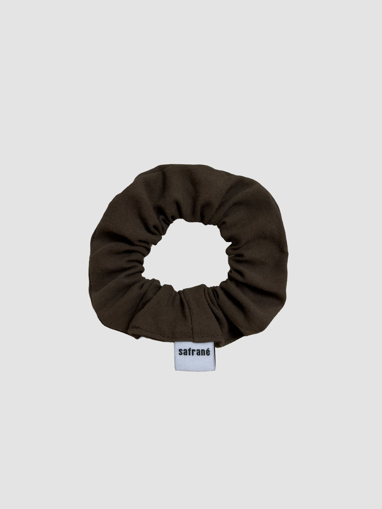 Scrunchie - brown plain