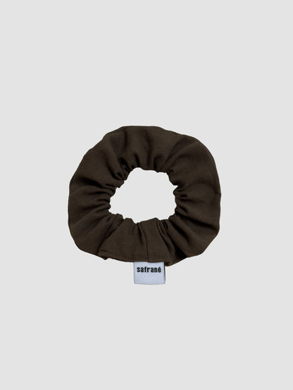 Scrunchie - brown plain