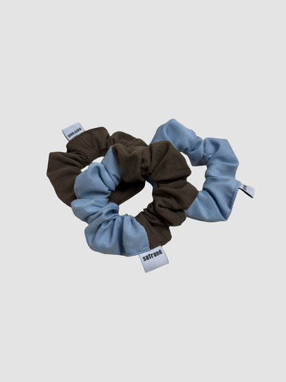 Scrunchie - brown plain