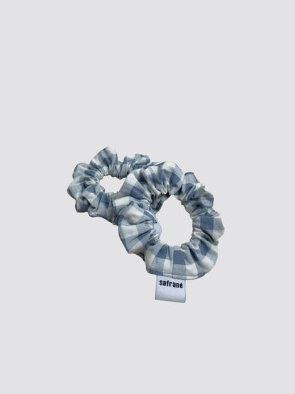 Scrunchie - vichy blue