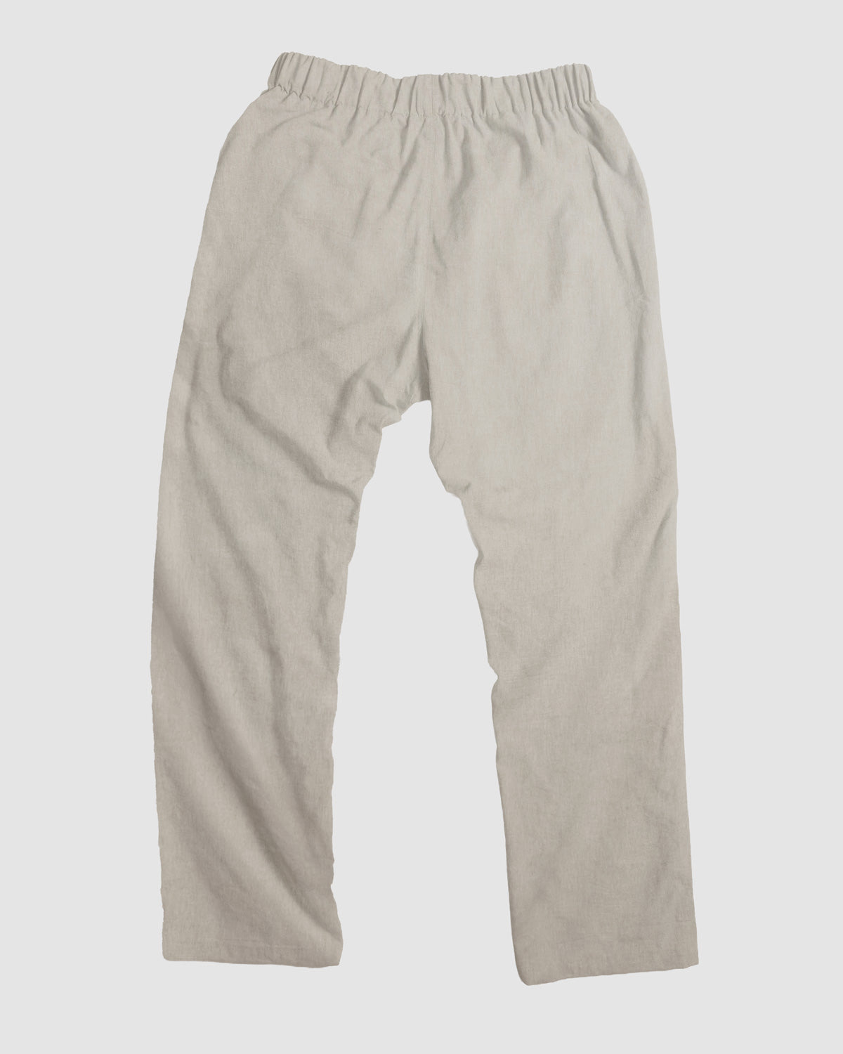 straight trousers - light beige - plain