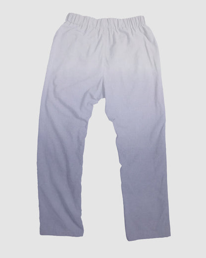straight trousers - grey/white gradient - plain