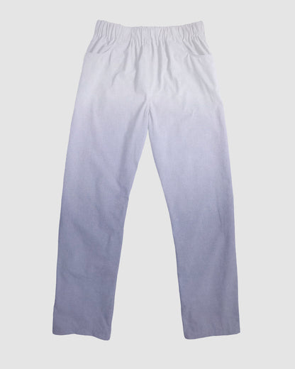 straight trousers - grey/white gradient - plain