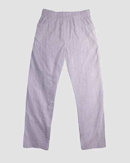straight trousers - pink/white - stripes