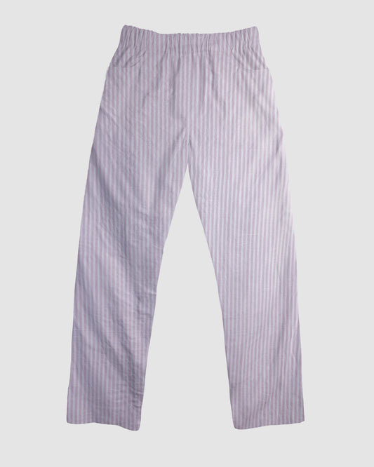 straight trousers - pink/white - stripes