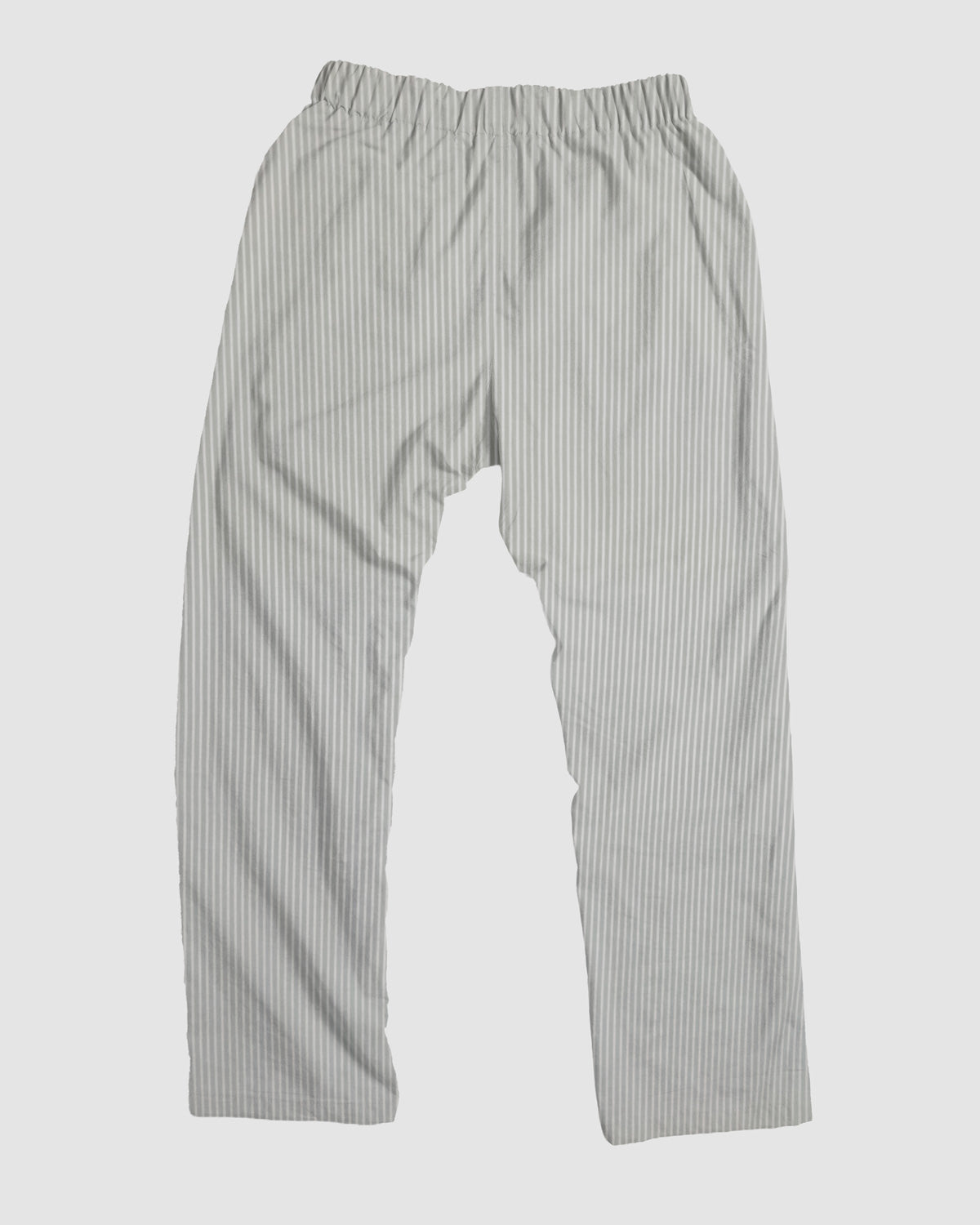 straight trousers - green/white - stripes