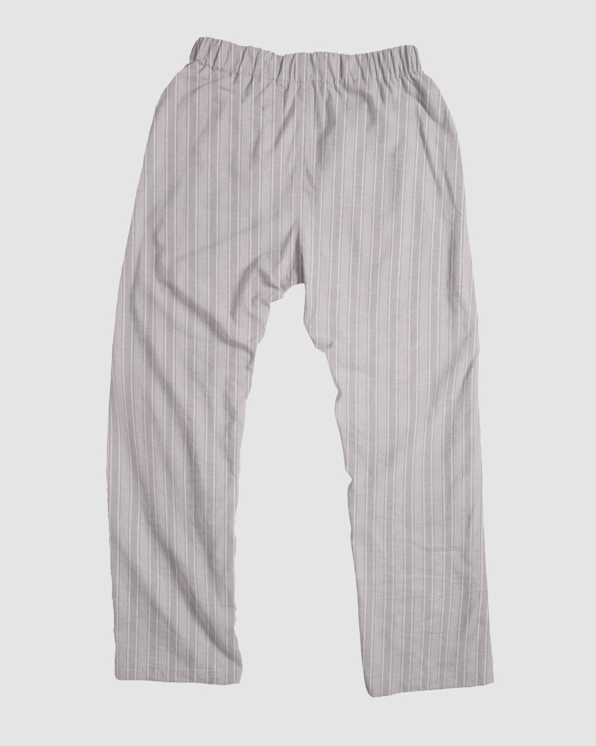 straight trousers - greige - stripes