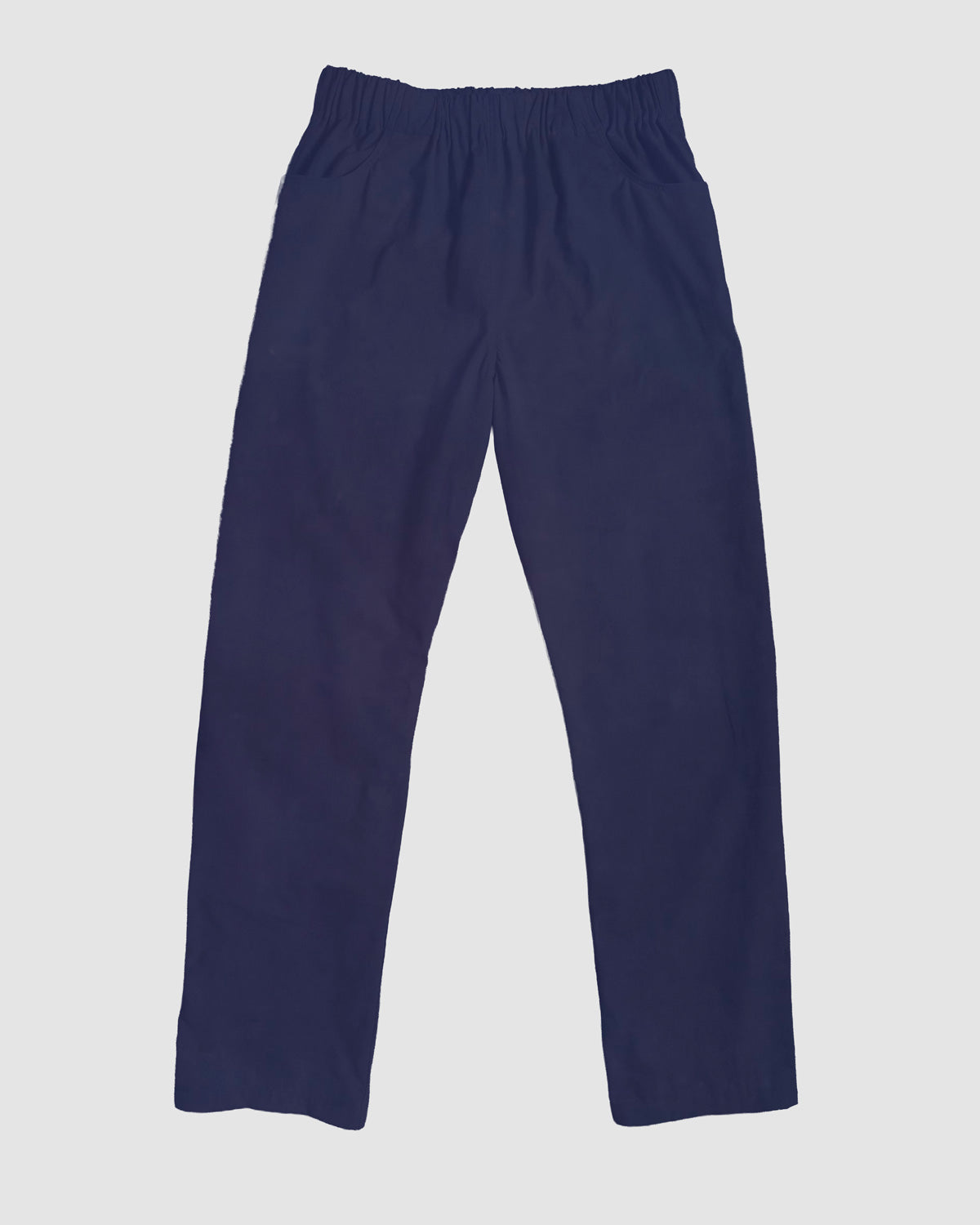 straight trousers - very dark blue - plain