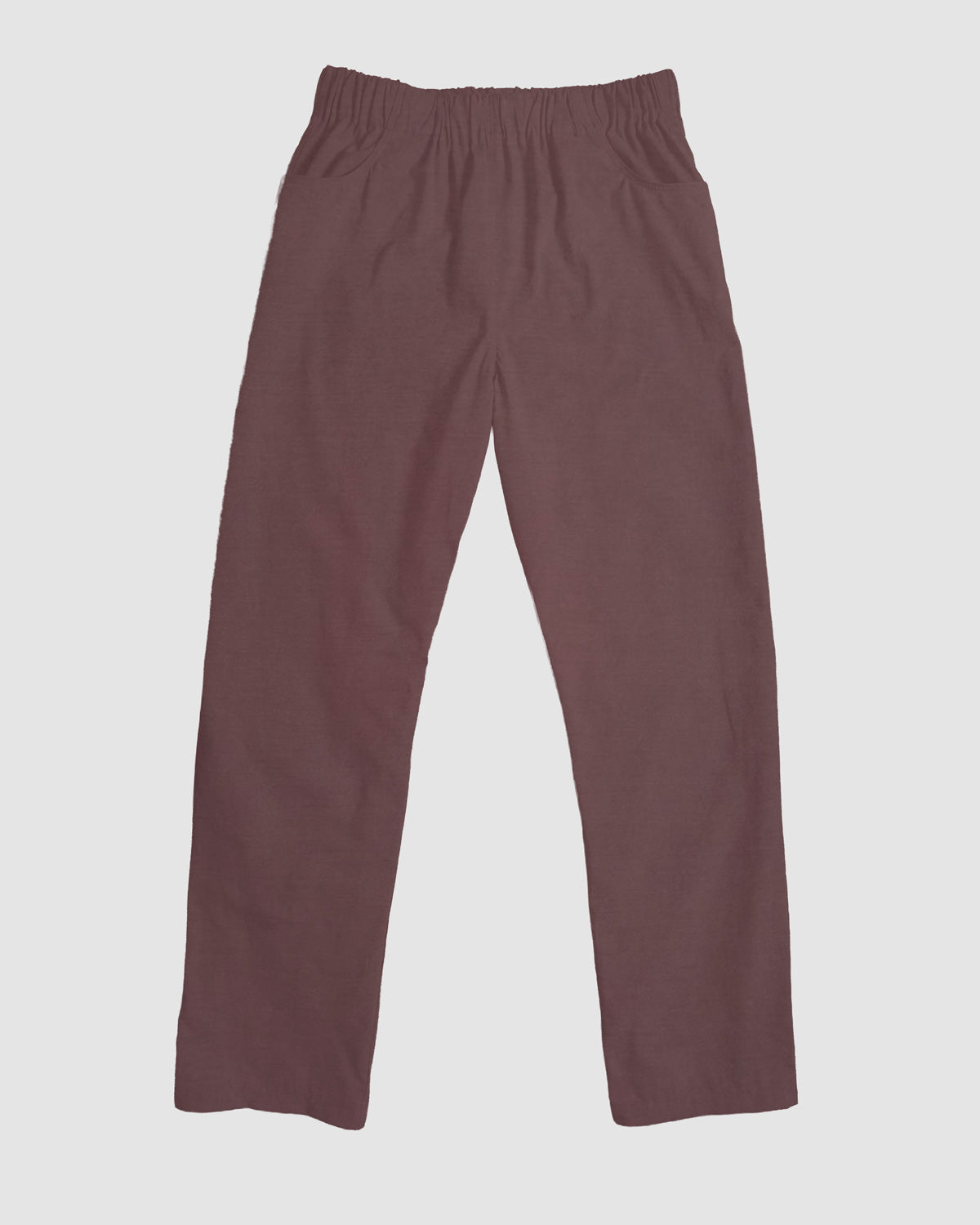 straight trousers - purple - plain